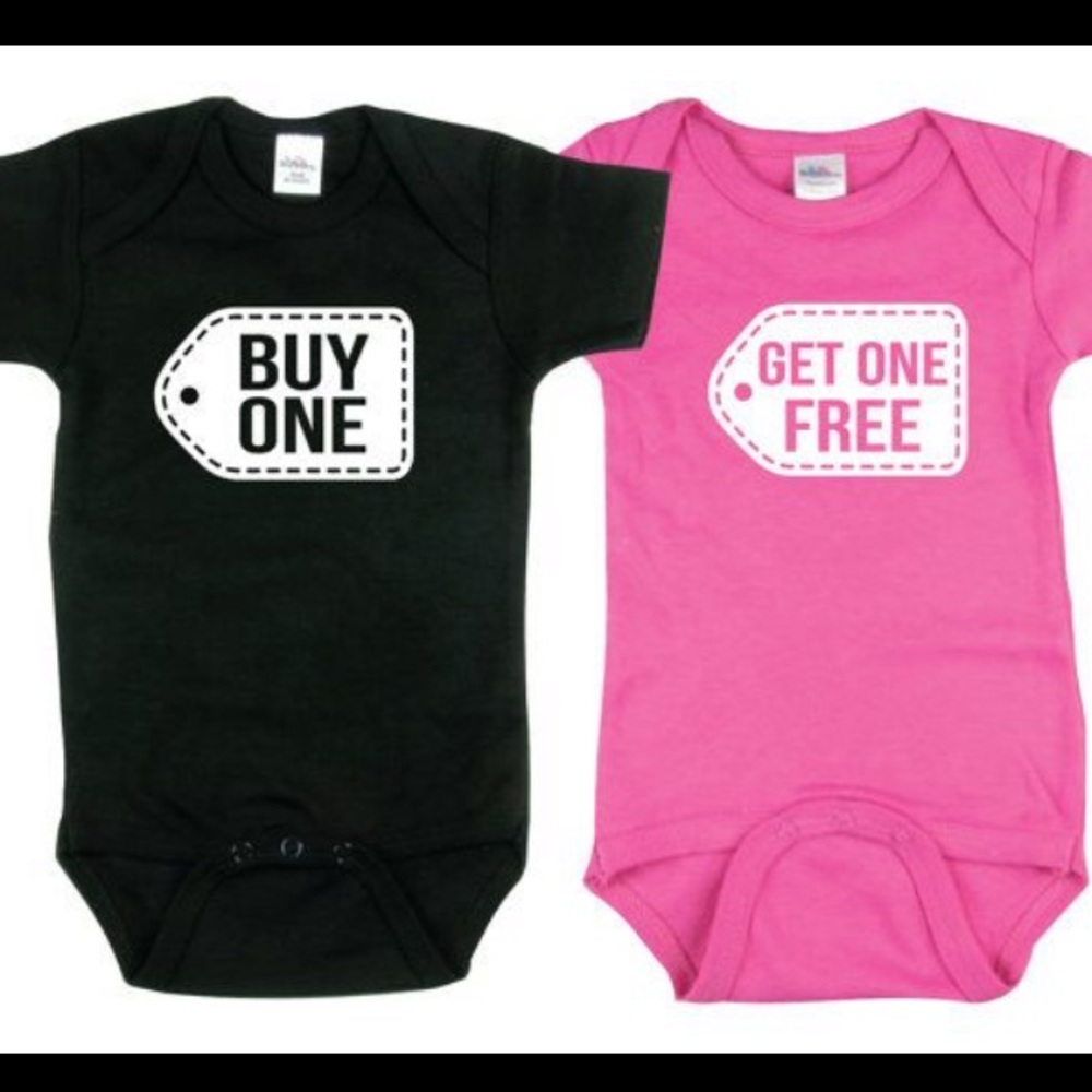 Baby items buy one get one free